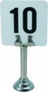 Bankettst�nder - Kartenhalter 7,5 cm - Zink - Edelstahl