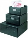 Pizza Transport Box in schwarz - Innenh�he 26,5 cm,...