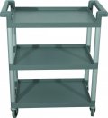 Servierwagen - Kunststoff - 3 Borde - grau
