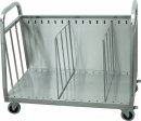 Teller - Abräumwagen - 98x51,5x80 cm - aus Edelstahl...