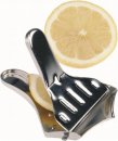 Zitronen-Schnitzelpresse aus Edelstahl